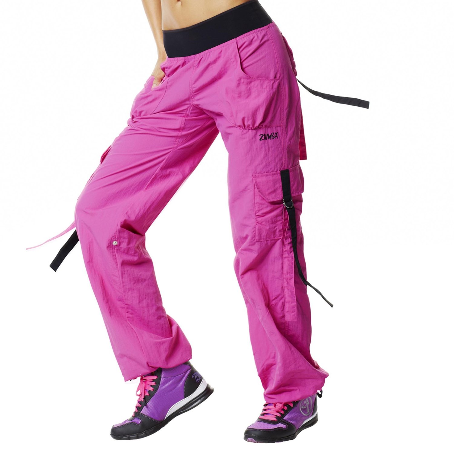 SUMMER SPECIAL womens zumba combat trousers pants beetroot pink Large size  12-14