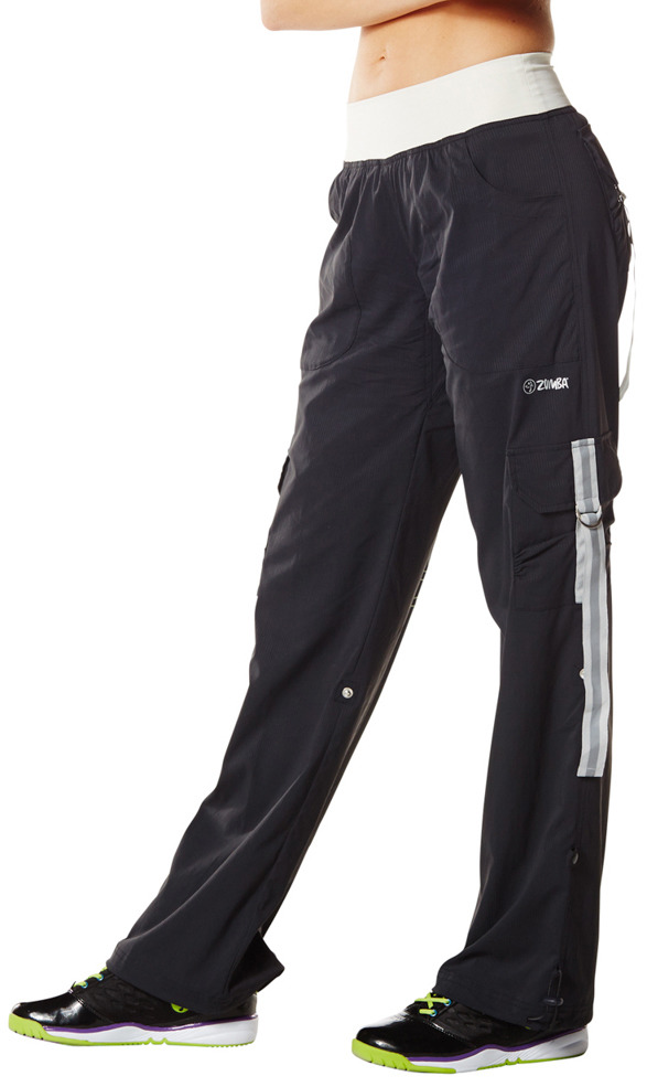 Zumba Coastal Cargo Pants - Bold Black Z2B000041